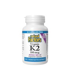 K2-vitamin 100 µg, Natural Factors Vitamin K2 100 mcg, 60 kapszula