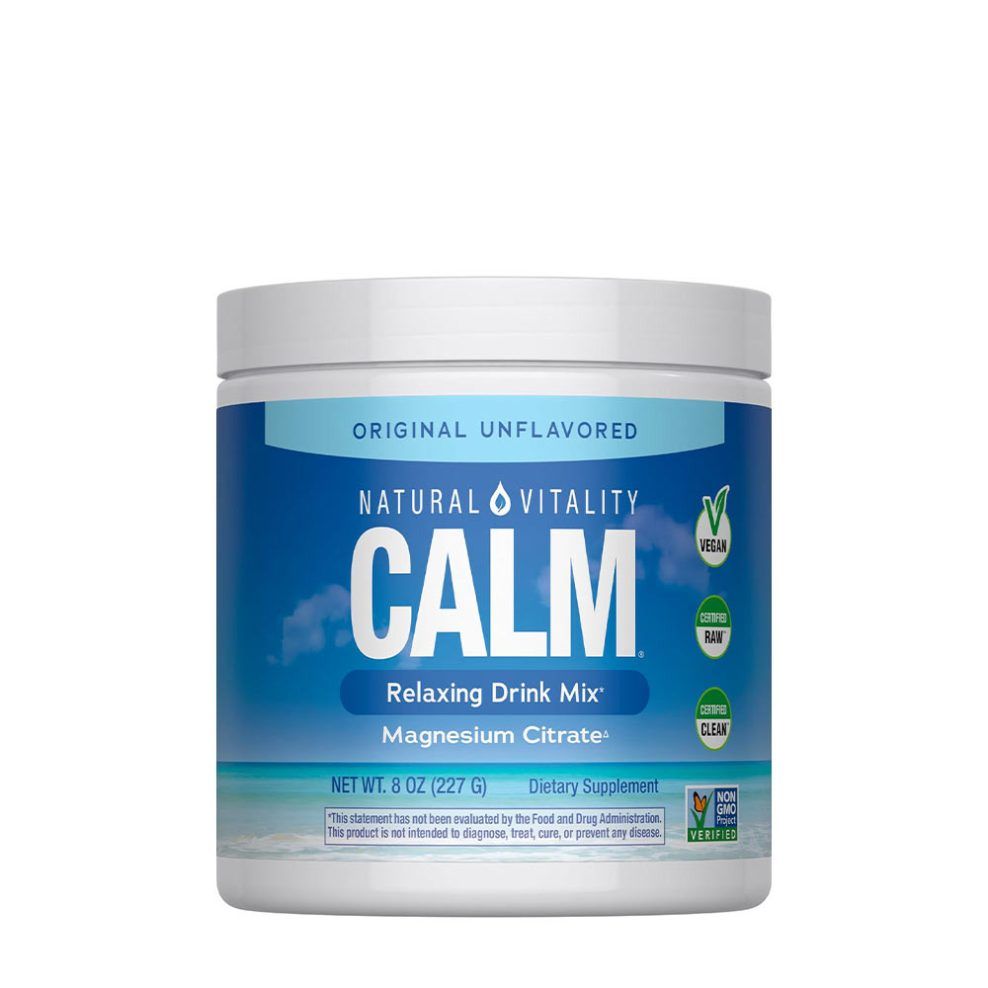 Magnézium italpor, Natural Vitality Natural Calm, 226 g, ízesítetlen íz