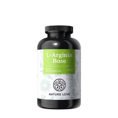 L-arginin bázis, Nature Love L-Arginine Base, 180 kapszula