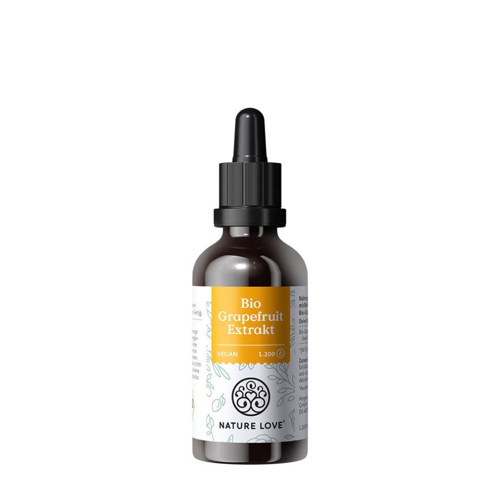 Bio grapefruitmag-kivonat, Nature Love Organic Grapefruit Extract, 50 ml