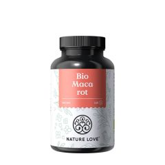 Bio vörös maca, Nature Love Organic Red Maca, 120 kapszula
