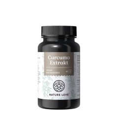 Kurkuma-kivonat, Nature Love Turmeric Extract, 45 kapszula