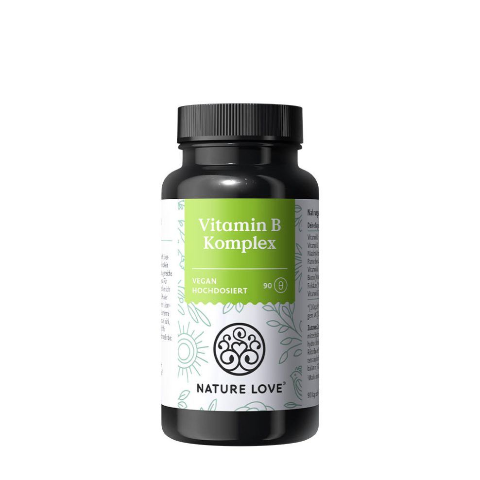 B-vitamin-komplex, Nature Love Vitamin B Complex, 90 kapszula