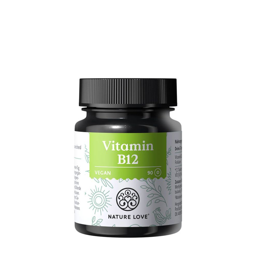 B12-vitamin, Nature Love Vitamin B12, 90 tabletta