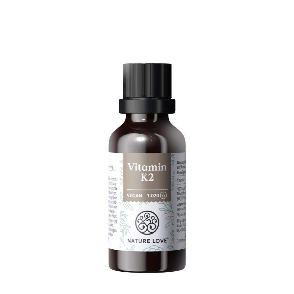 K2-vitamin, Nature Love Vitamin K2, 30 ml
