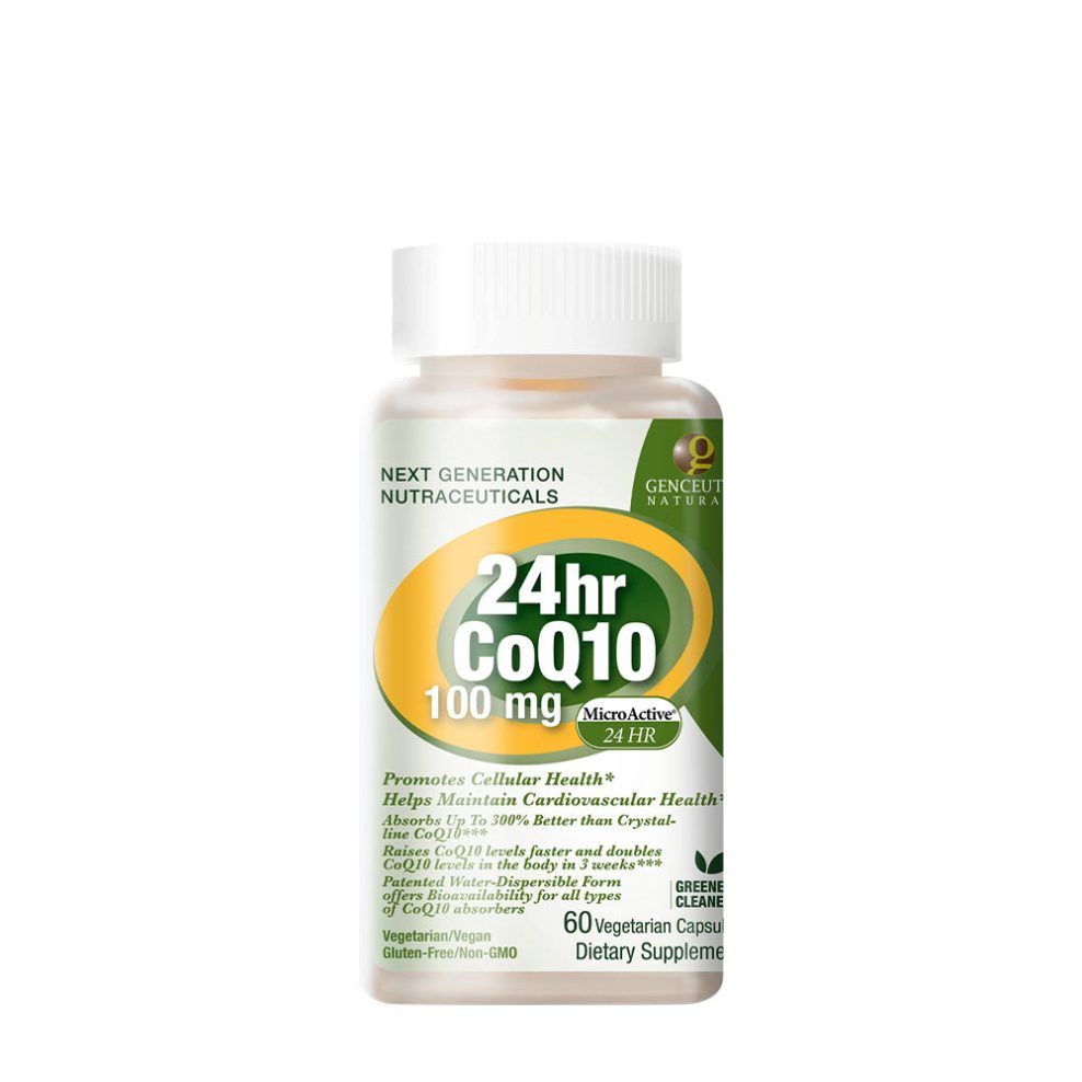 Q10 koenzim 100 mg, Nature's Answer 24hr Microactive COQ10 100mg, 60 kapszula