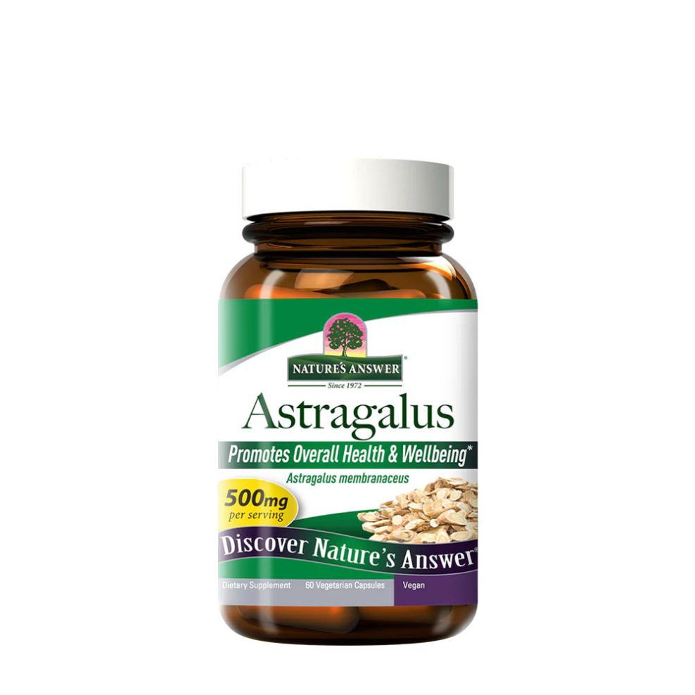 Astragalusgyökér, Nature's Answer Astragalus Root, 60 kapszula