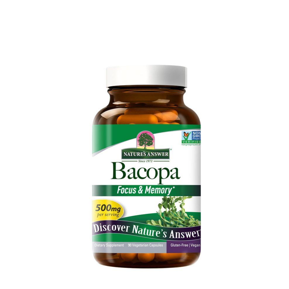 Bacopa-kivonat, Nature's Answer Bacopa, 90 kapszula