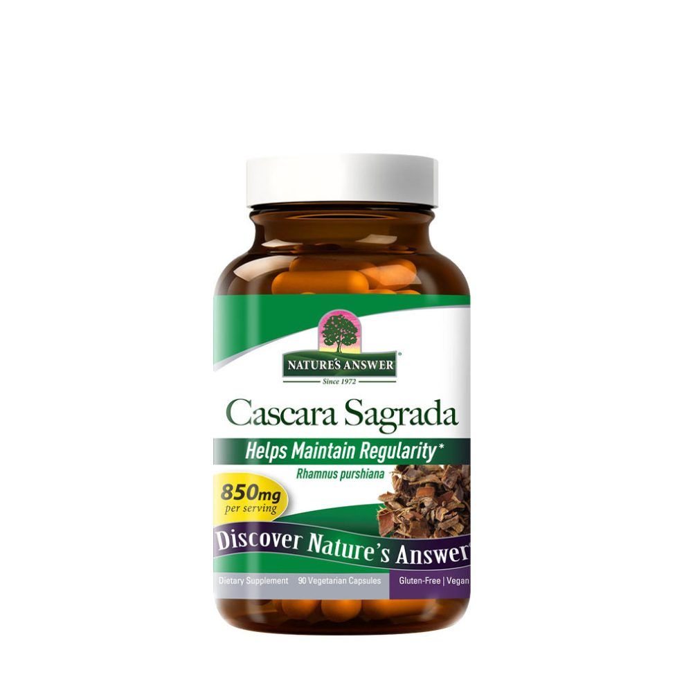Szenna kérge, Nature's Answer Cascara Sagrada Bark, 90 kapszula
