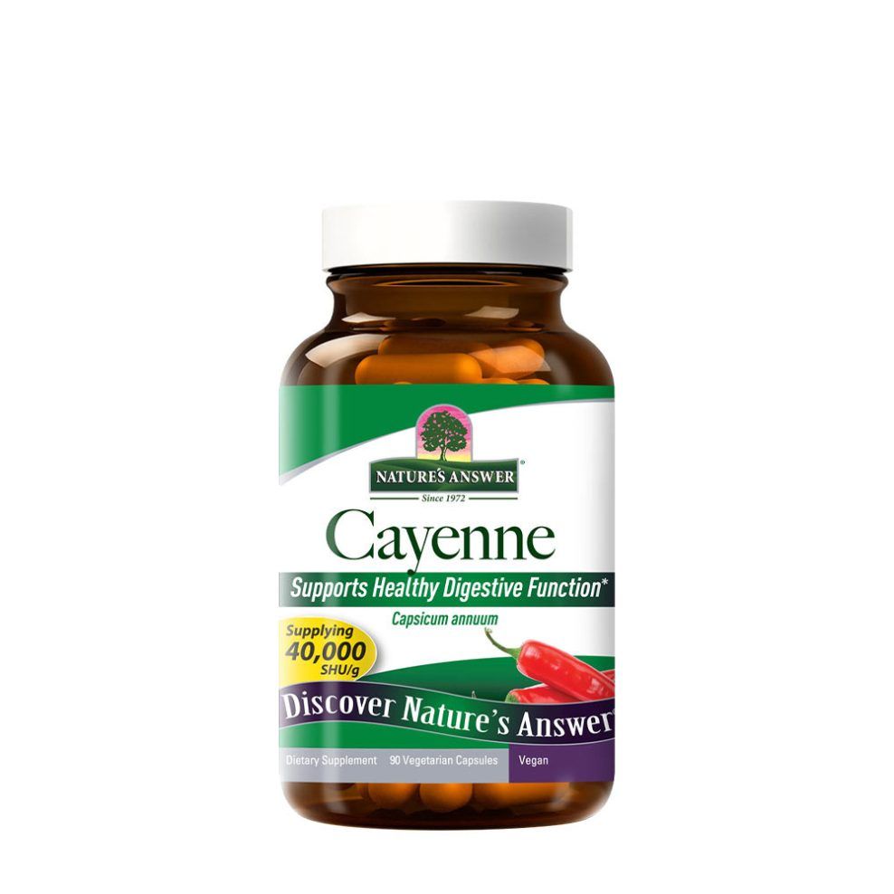 Cayenne-bors, Nature's Answer Cayenne, 90 kapszula