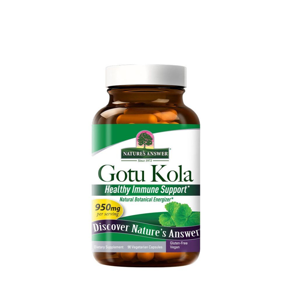 Gotu kola kivonat, Nature's Answer Gotu Kola Herb, 90 kapszula