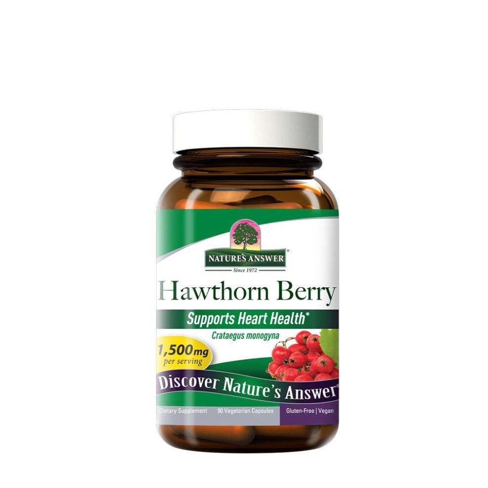 Galagonya termés, Nature's Answer Hawthorn Berry, 90 kapszula