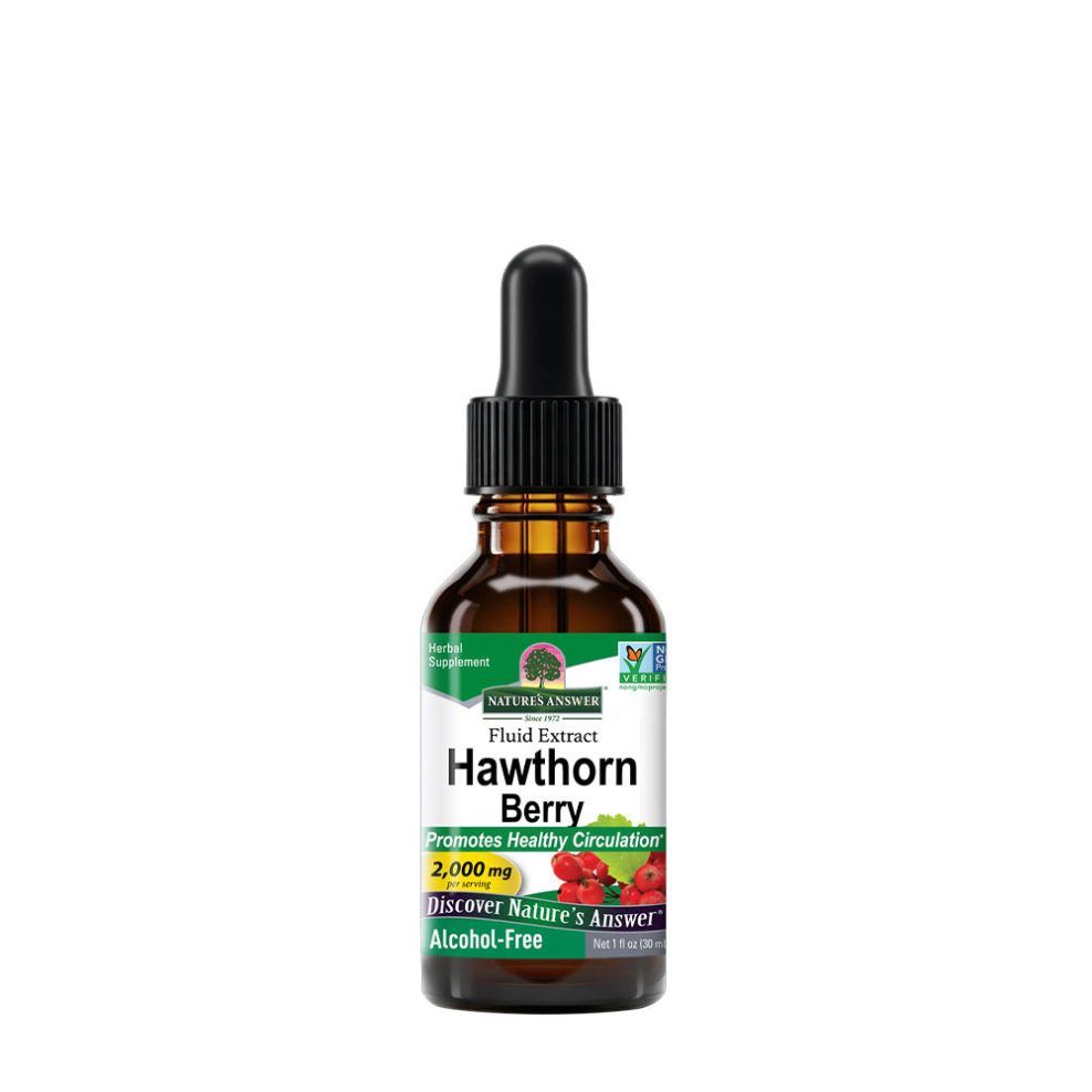 Galagonya-kivonat, Nature's Answer Hawthorn Extract, 30 ml