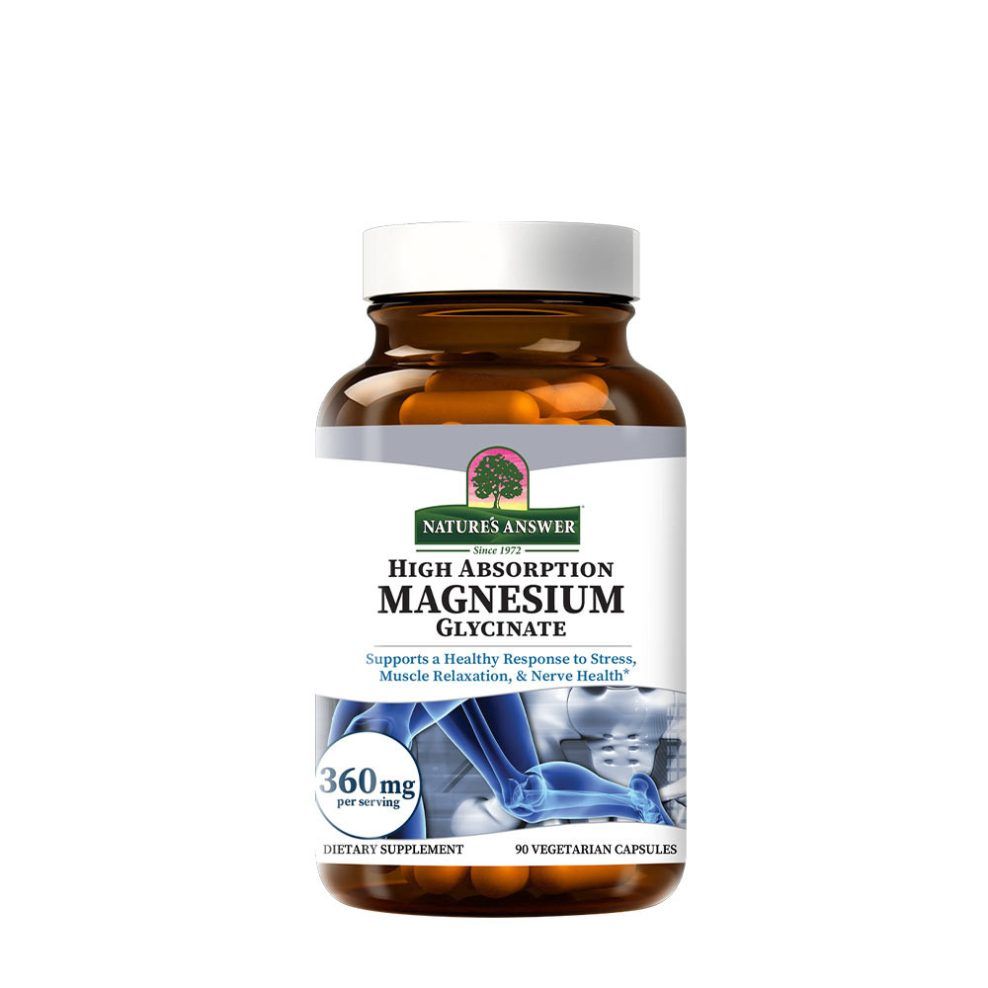 Magnézium-glicinát, Nature's Answer Magnesium Glycinate, 90 kapszula