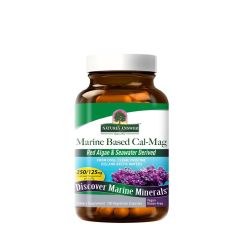 Tengeri eredetű kalcium és magnézium, Nature's Answer Marine Based Calcium Magnesium, 120 kapszula