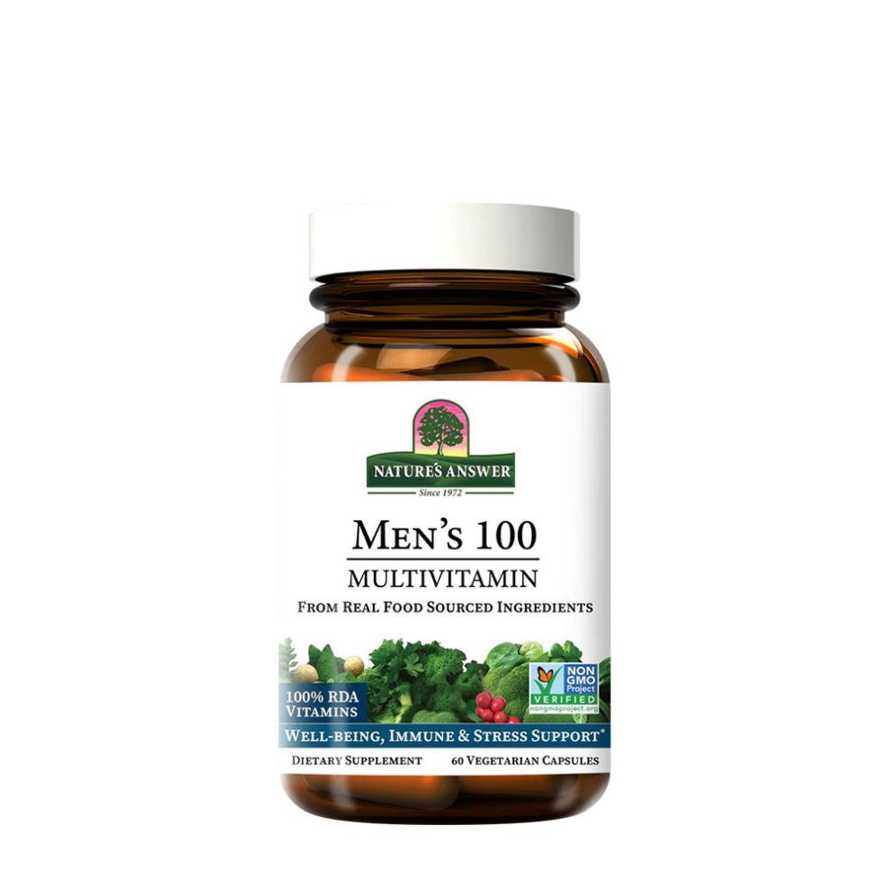Férfi multivitamin, Nature's Answer Men's 100 Multivitamin, 60 kapszula