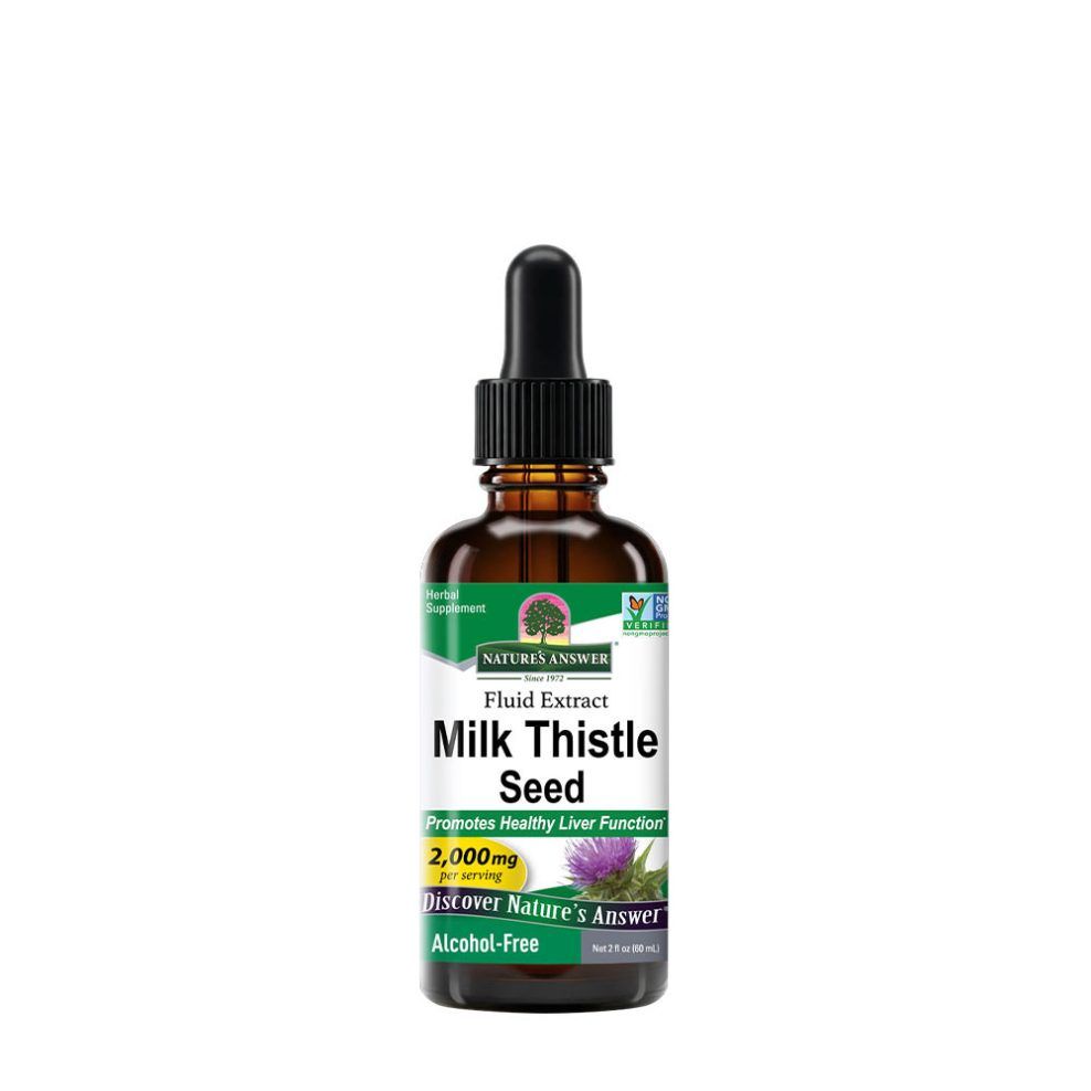 Máriatövis-kivonat, Nature's Answer Milk Thistle Extract, 60 ml