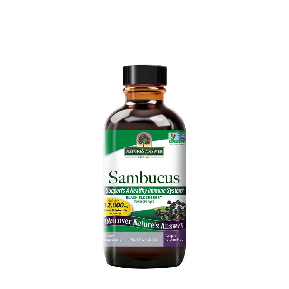 Fekete bodza kivonat, Nature's Answer Sambucus Original, 120 ml