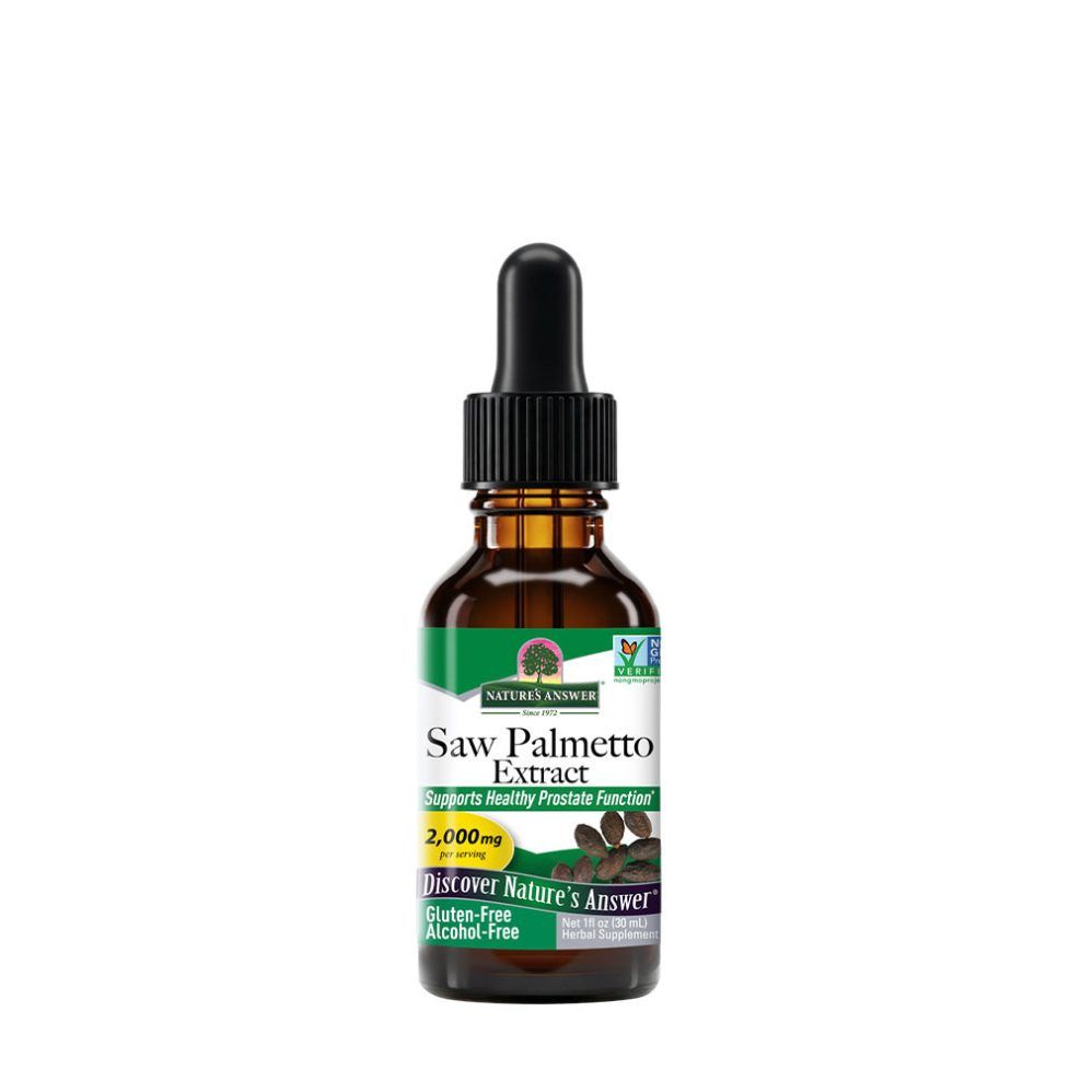 Fűrészpálma kivonat, Nature's Answer Saw Palmetto Extract, 30 ml