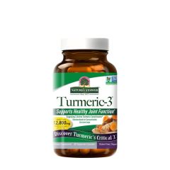 Kurkuma kivonat, Nature's Answer Turmeric 3, 90 kapszula
