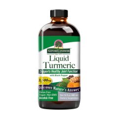 Kurkuma fekete borssal, Nature's Answer Turmeric with Black Pepper, 480 ml