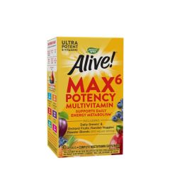 Nagy dózisú napi multivitamin, Nature's Way Alive!® Max6 Max Potency Daily Multivitamin, 90 kapszula