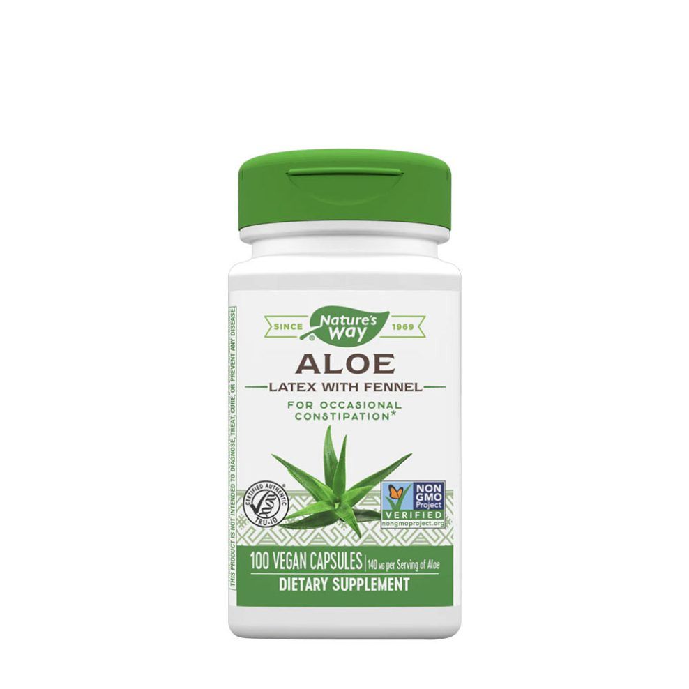 Aloe vera, Nature's Way Aloe, 100 kapszula