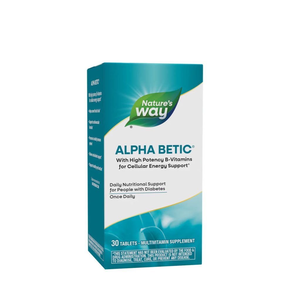 Multivitamin, Nature's Way Alpha Betic® Multivitamin, 30 tabletta