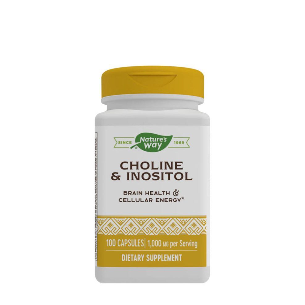 Kolin és inozitol, Nature's Way Choline & Inositol, 100 kapszula