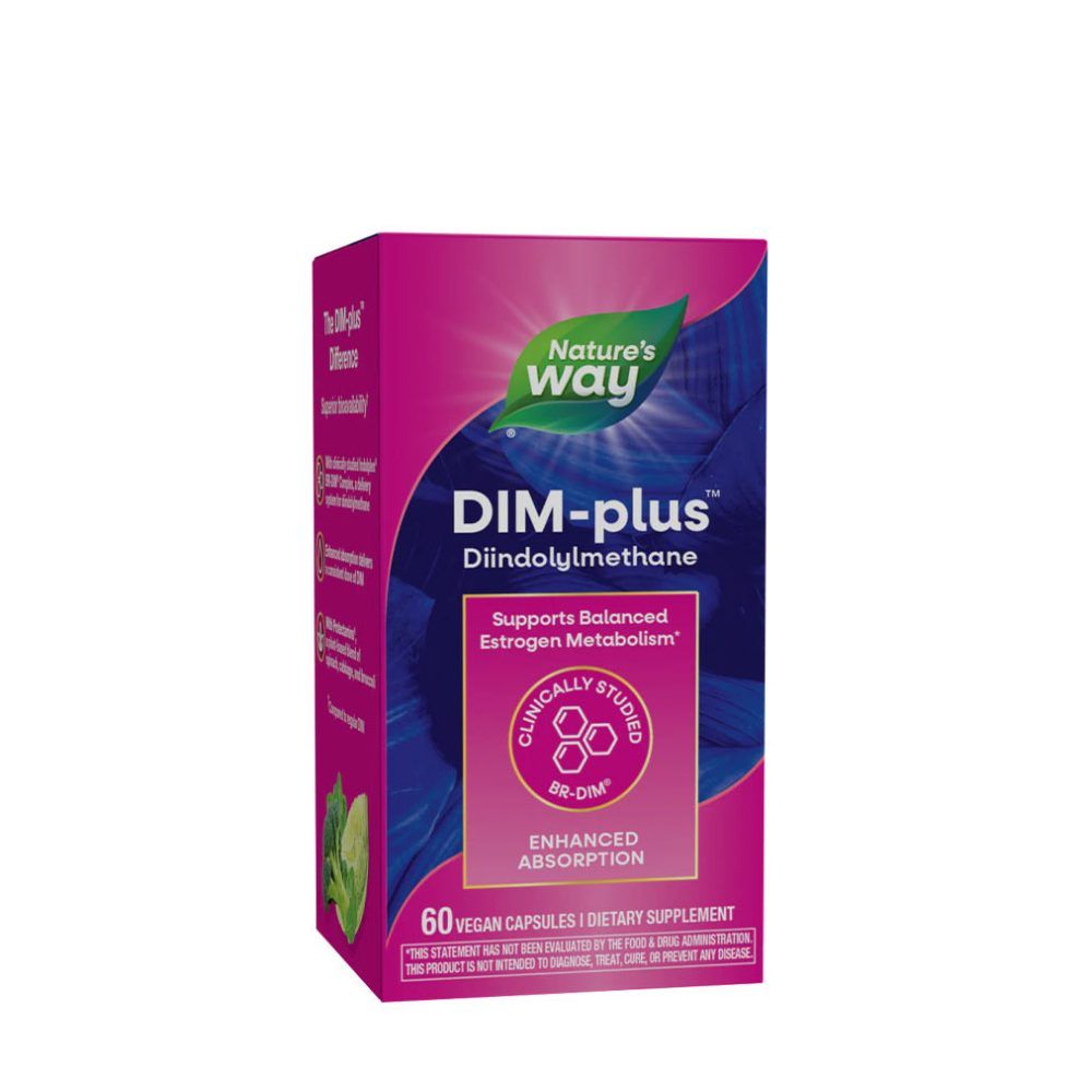 DIM növényi kivonat, Nature's Way DIM-Plus™, 60 kapszula