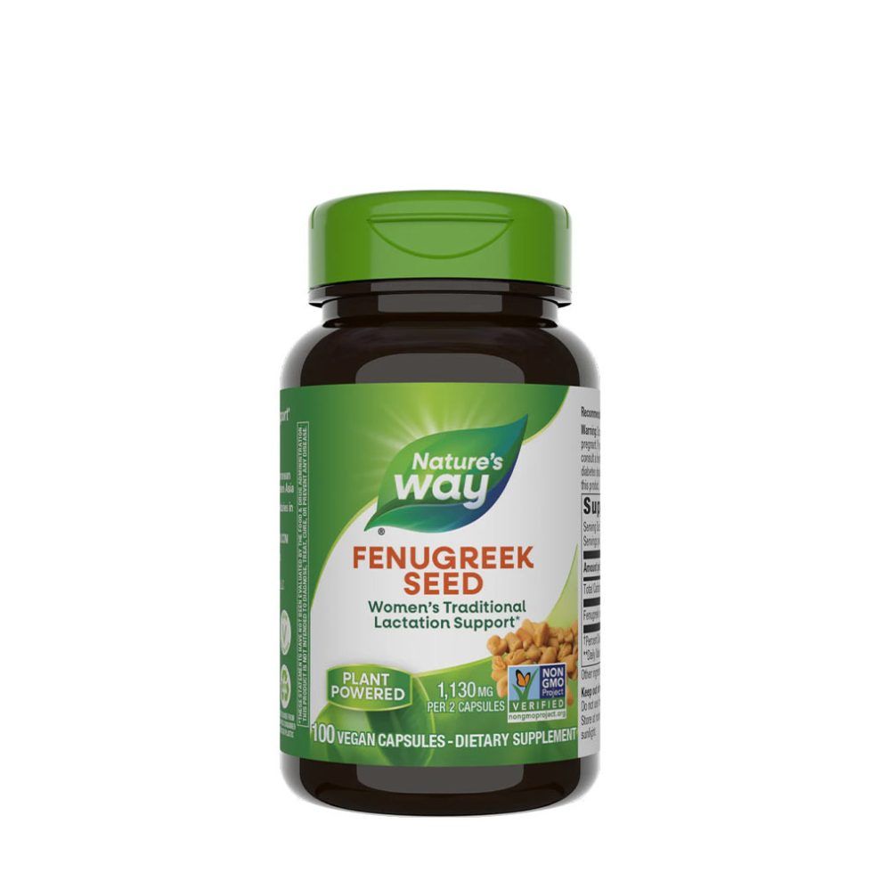 Görögszénamag, Nature's Way Fenugreek Seed, 100 kapszula