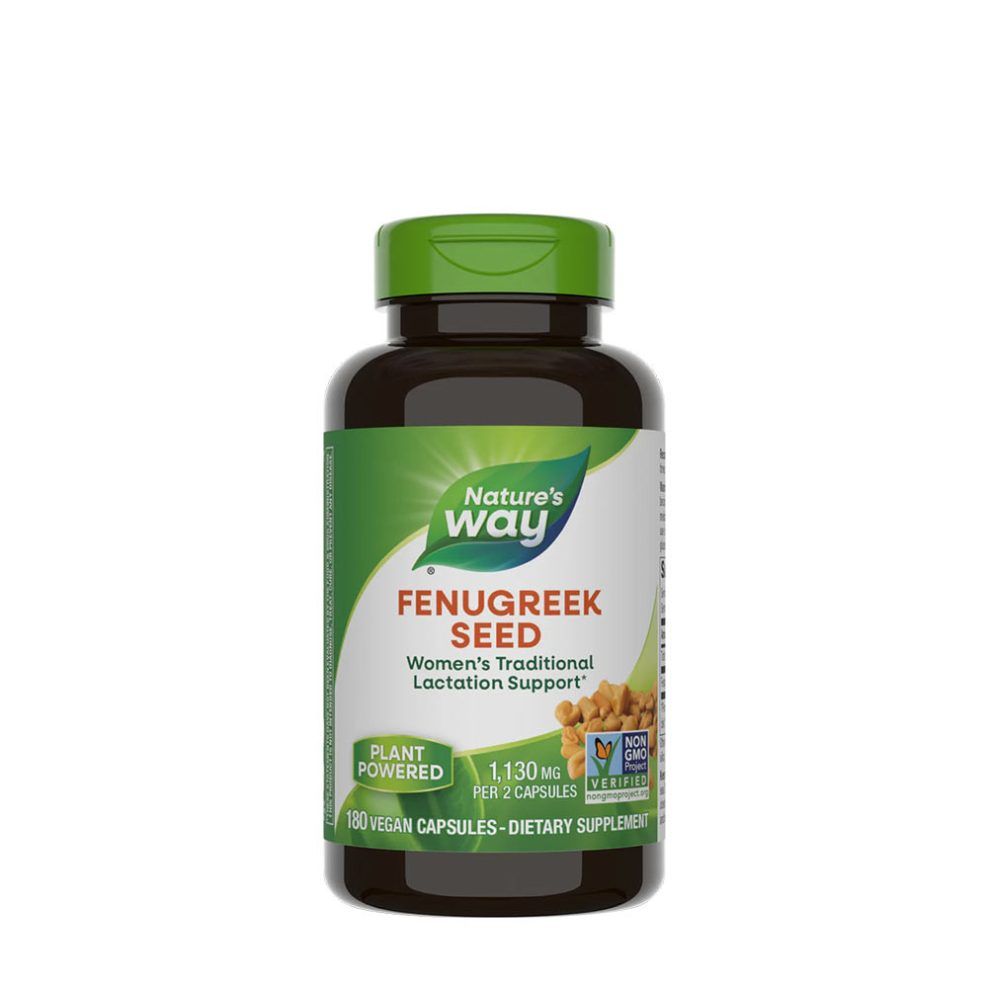 Görögszénamag, Nature's Way Fenugreek Seed, 180 kapszula