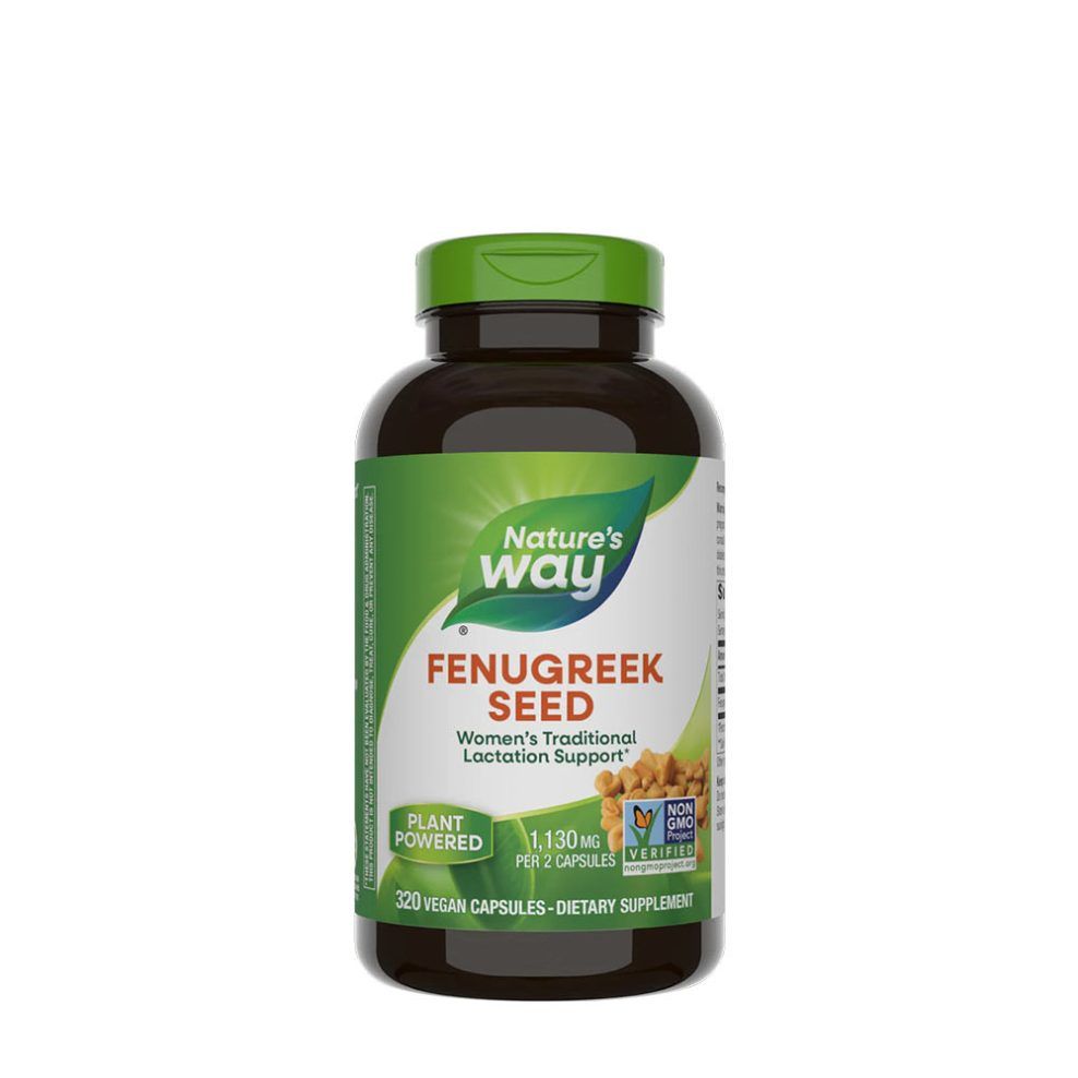 Görögszénamag, Nature's Way Fenugreek Seed, 320 kapszula