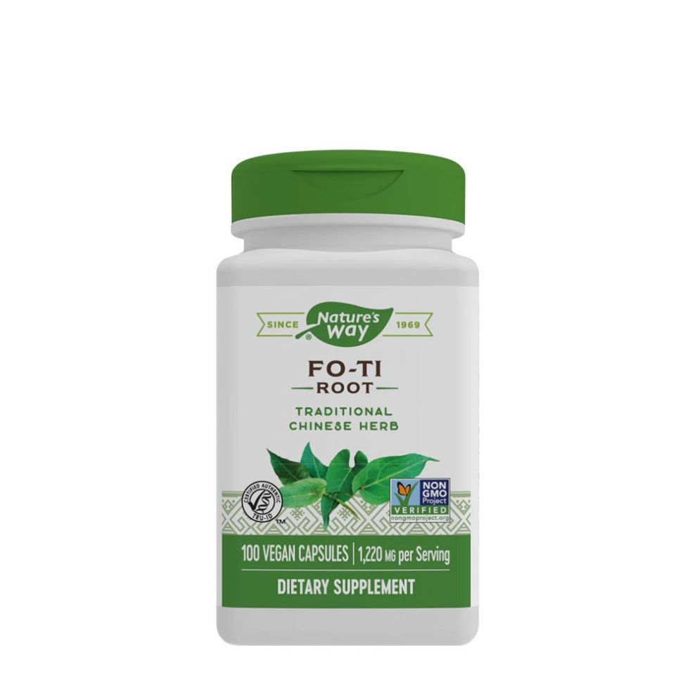 Fo-Ti gyökérkivonat, Nature's Way Fo-Ti Root, 100 kapszula