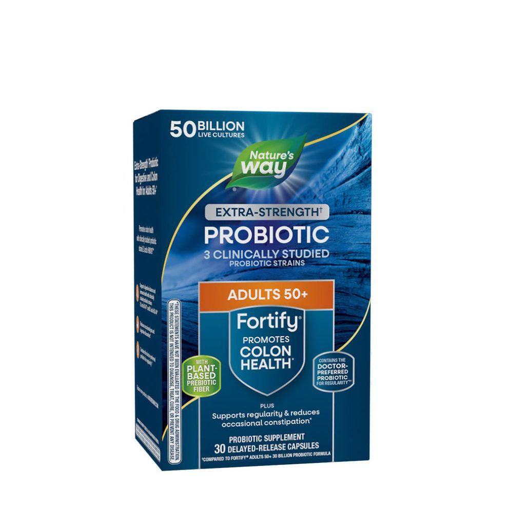 50 év felettieknek szánt probiotikum, Nature's Way Fortify Age 50+, 30 kapszula