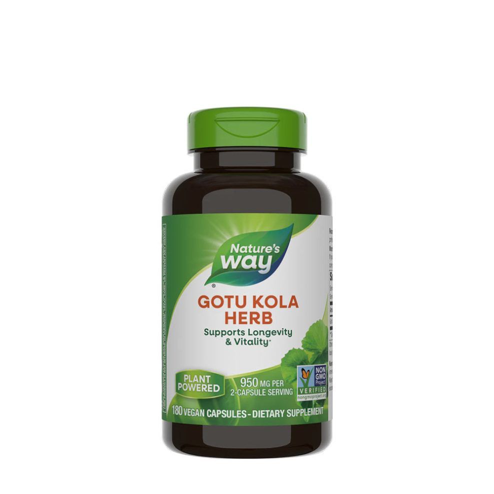 Gotu kola gyógynövény, Nature's Way Gotu Kola Herb, 180 kapszula