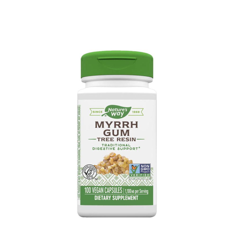 Mirha gyanta, Nature's Way Myrrh Gum, 100 kapszula