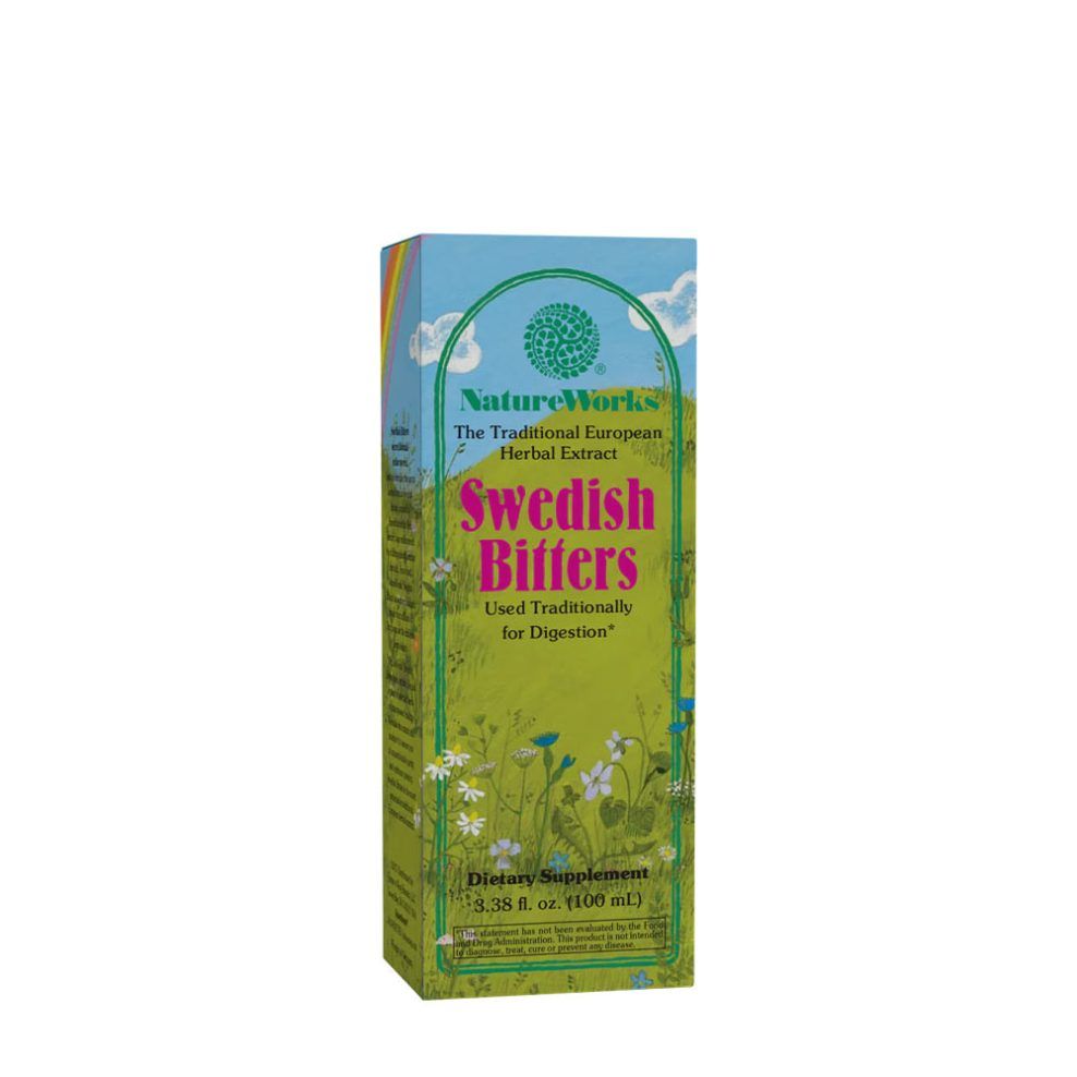 Svédkeserű gyógynövény-kivonat, Nature's Way NatureWorks Swedish Bitters, 250 ml