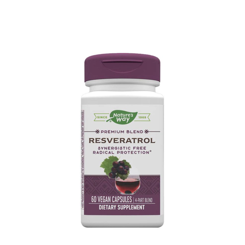 Resveratrol, Nature's Way Resveratrol, 60 kapszula