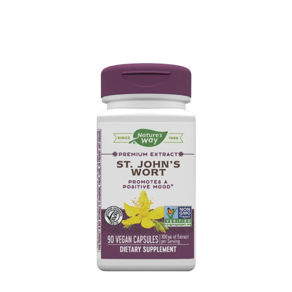 Orbáncfű-kivonat, Nature's Way St. John's Wort Premium Extract, 90 kapszula