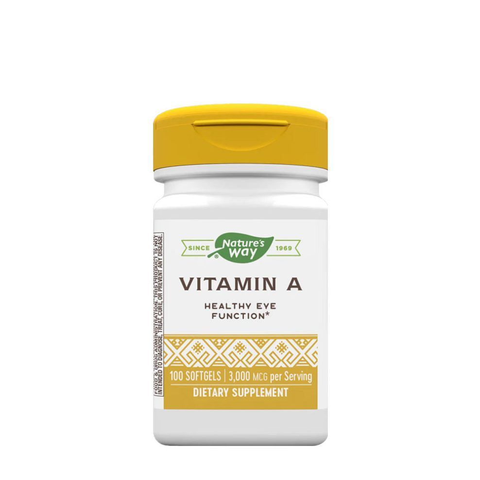 A-vitamin, Nature's Way Vitamin A, 100 lágykapszula