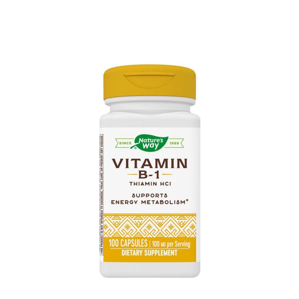 B1-vitamin, Nature's Way Vitamin B1, 100 kapszula
