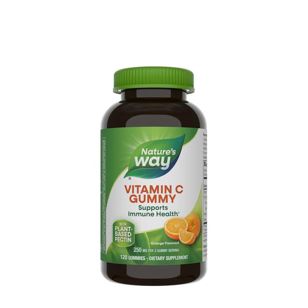 C-vitamin gumivitamin, Nature's Way Vitamin C Gummies, 120 gumicukor, narancs íz