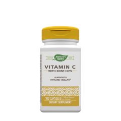 C-vitamin csipkebogyóval, Nature's Way Vitamin C with Rose Hips, 100 kapszula