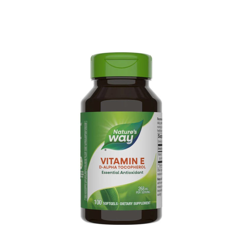E-vitamin alfa-tokoferollal, Nature's Way Vitamin E D-Alpha Tocopherol, 100 lágykapszula