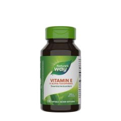 E-vitamin alfa-tokoferollal, Nature's Way Vitamin E D-Alpha Tocopherol, 100 lágykapszula