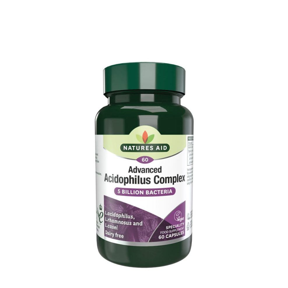 Acidophilus probiotikum 5 milliárd, Natures Aid Acidophilus 5 billion, 60 kapszula