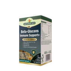 Béta-glükán, Natures Aid Beta-Glucans Immune Support+, 30 tabletta