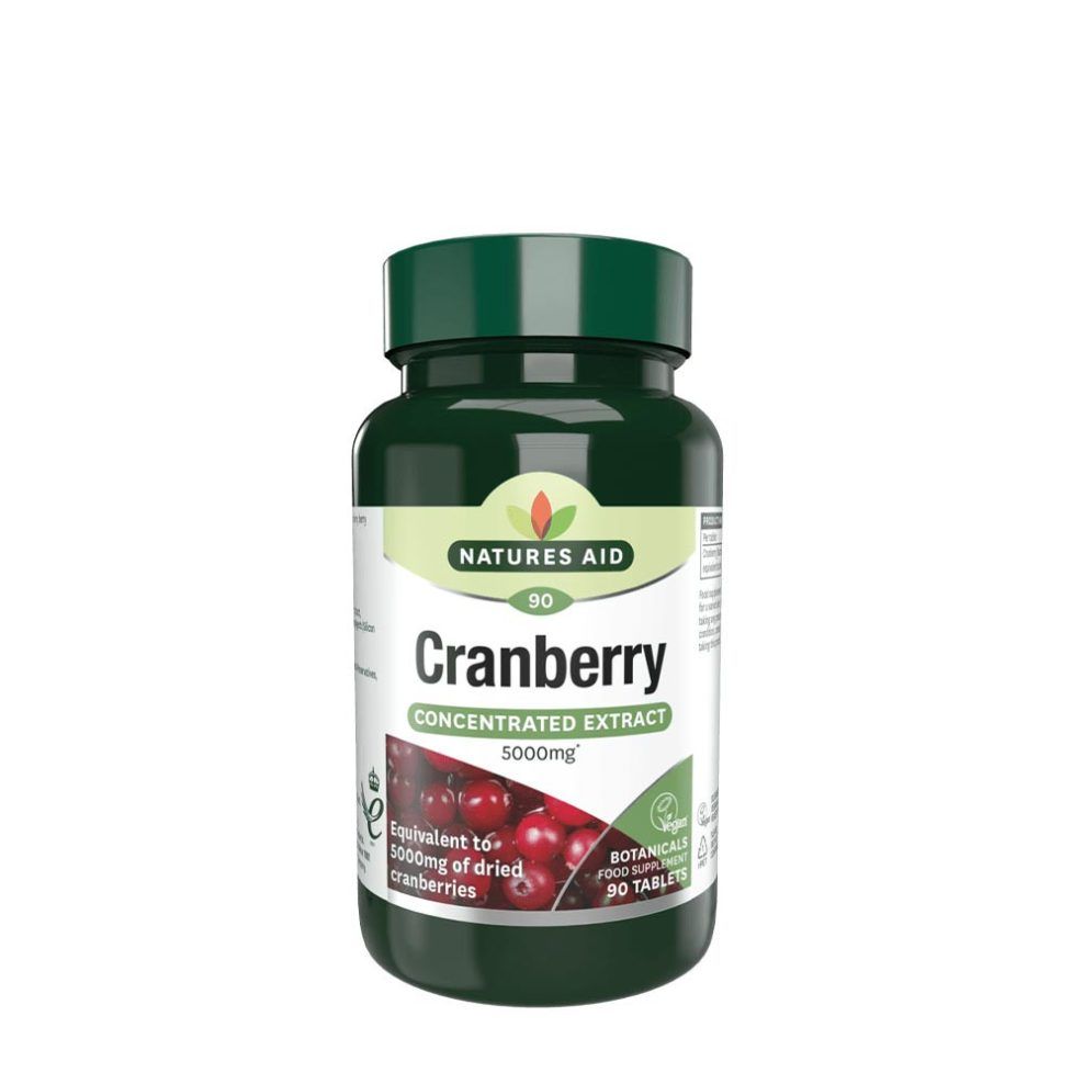 Vörösáfonya 200 mg, Natures Aid Cranberry 200 mg, 30 tabletta