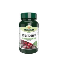 Vörösáfonya 200 mg, Natures Aid Cranberry 200 mg, 30 tabletta